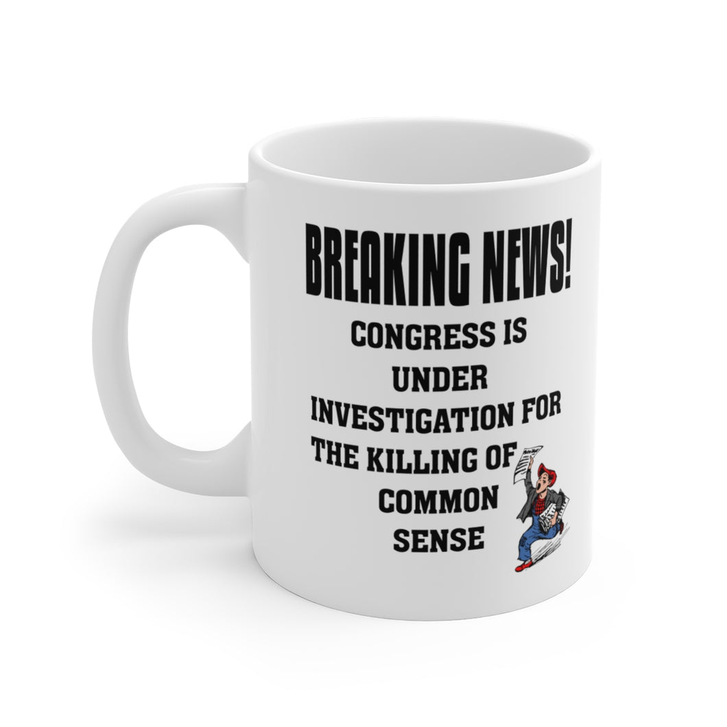 White Ceramic Mug